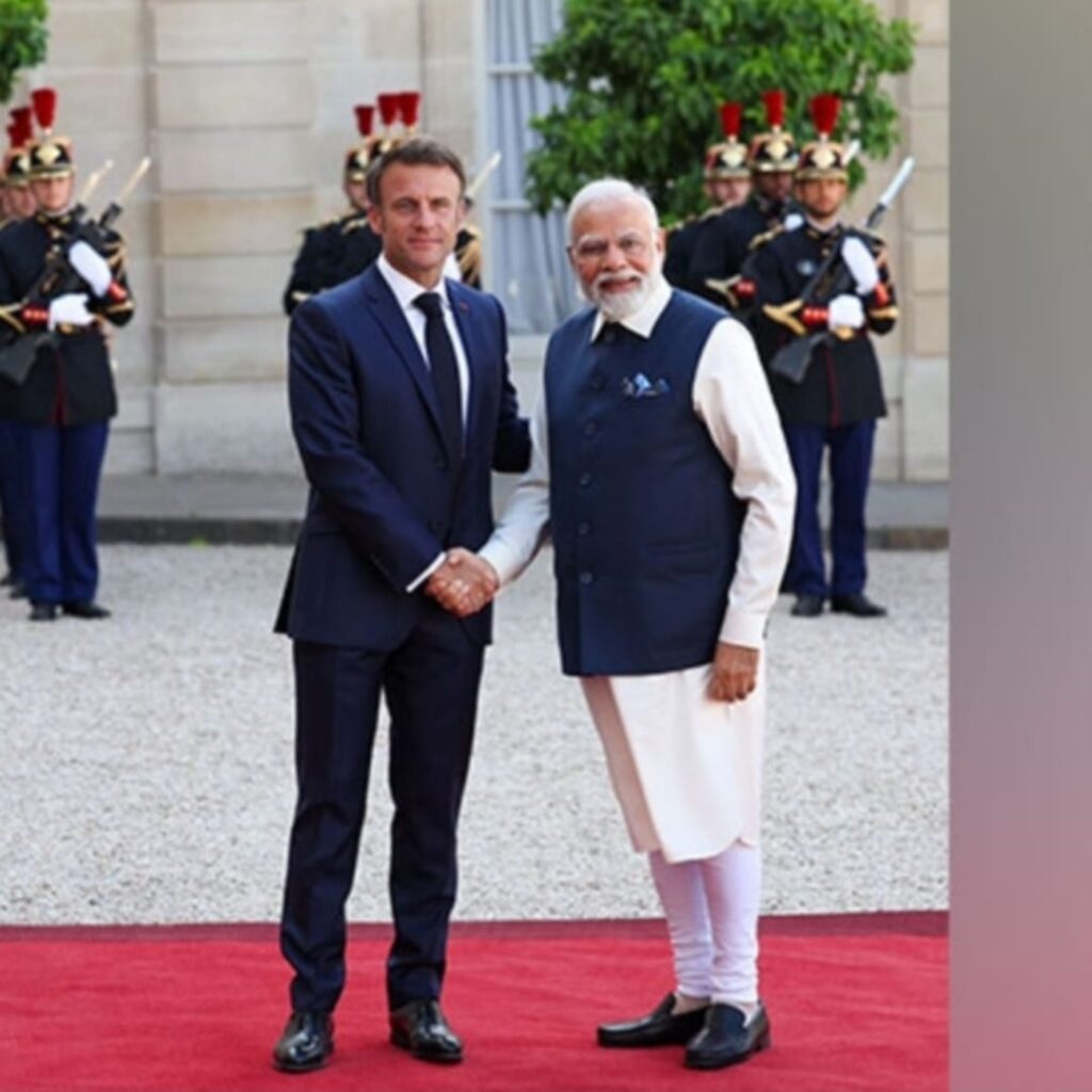 French President Emmanuel Macron as the Chief Guest.