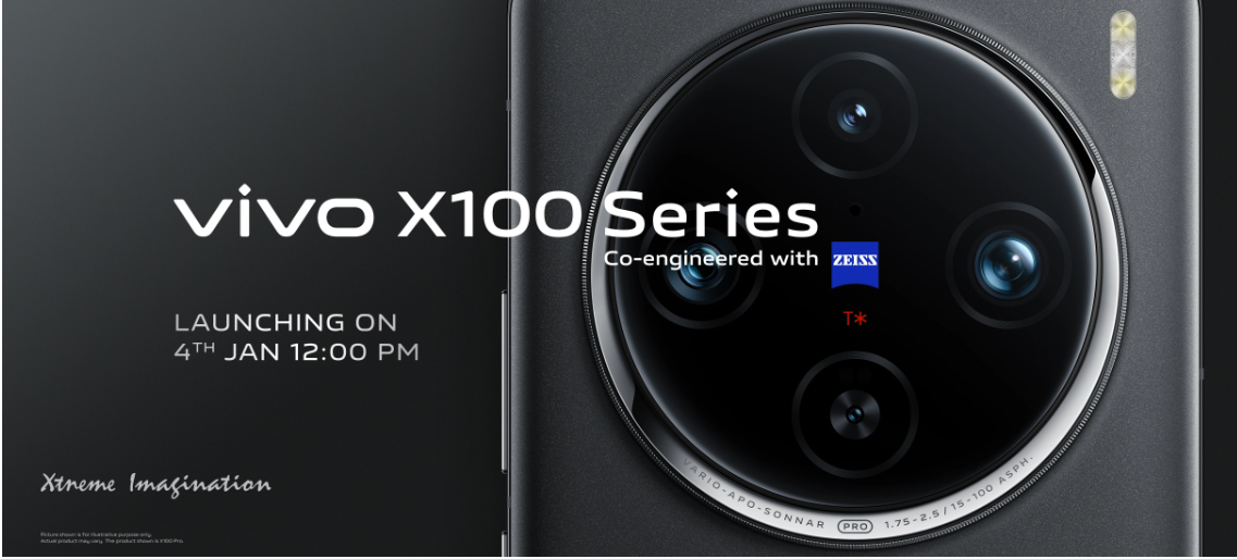 Vivo launches the new X100 series Coming soon