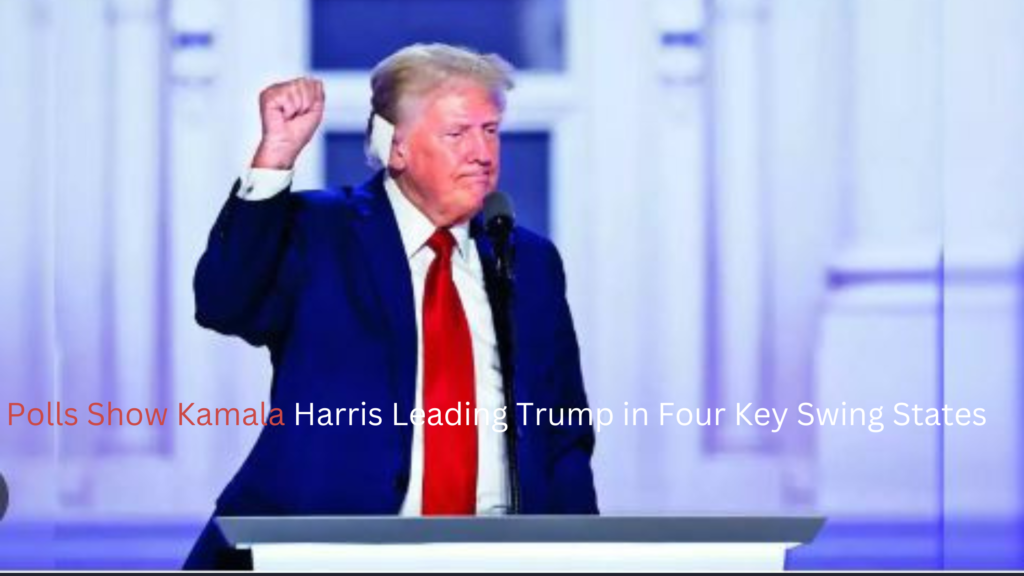 Harris holds narrow lead over Trump in Pennsylvania,Michigan,Wisconsin,and Georgia,donald trump,new polls for presidential election,poll results,US elections 2024